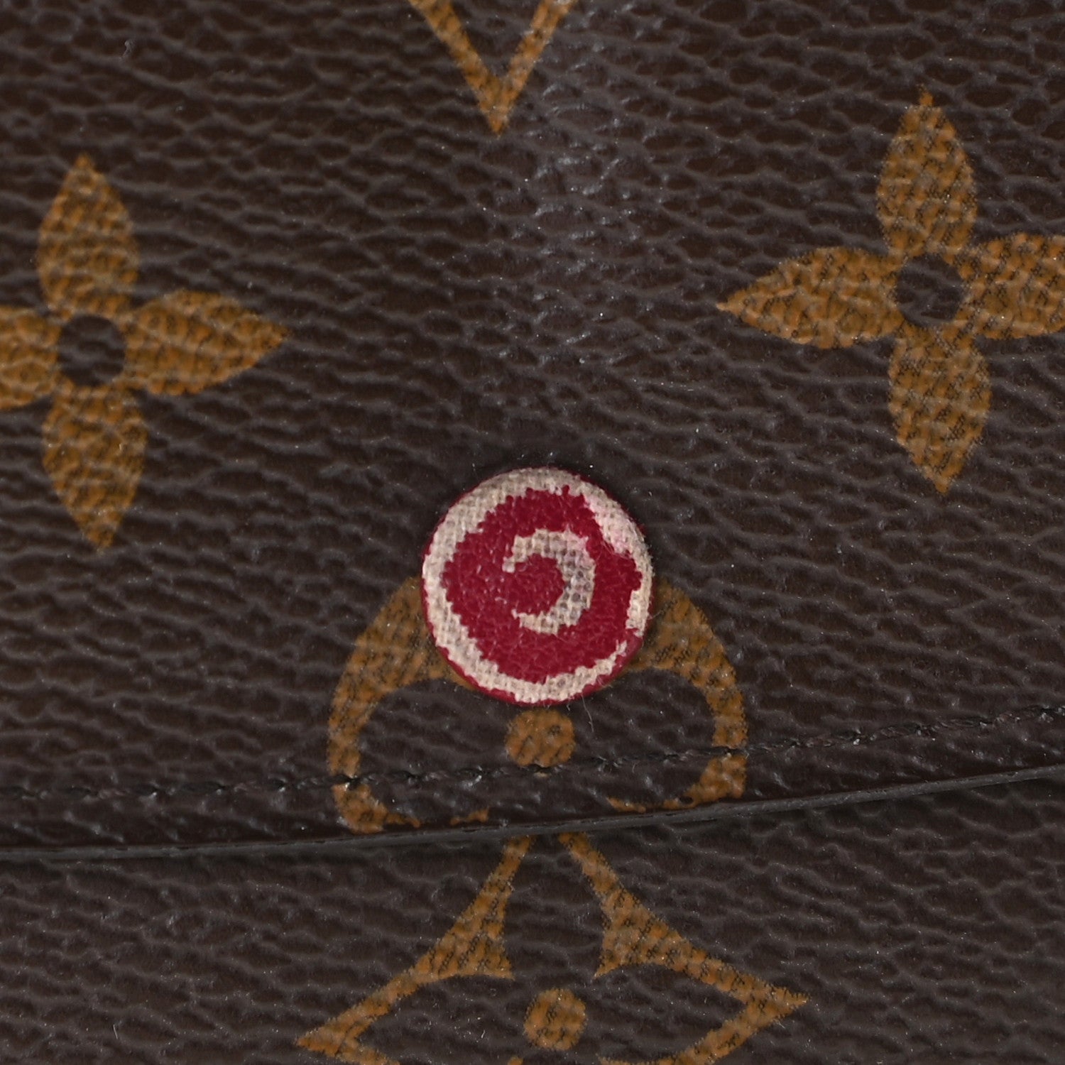 Louis Vuitton Monogram Emilie Wallet Fuchsia 9 of 11