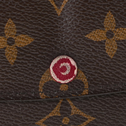 Louis Vuitton Monogram Emilie Wallet Fuchsia 9 of 11