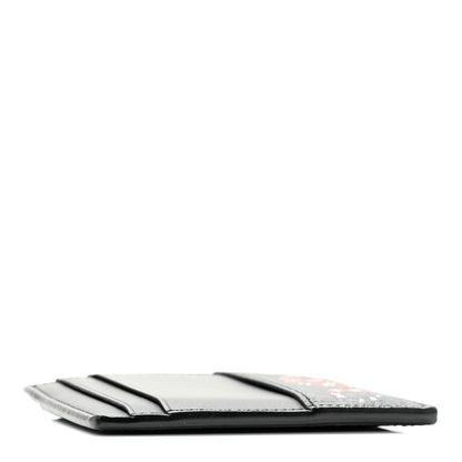 Gucci GG Supreme Monogram Kingsnake Card Case Black Grey 4 of 10