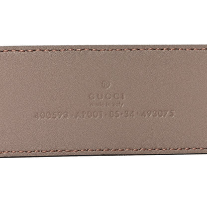 Gucci Calfskin Double G 40mm Belt 85 34 Porcelain Rose 5 of 5