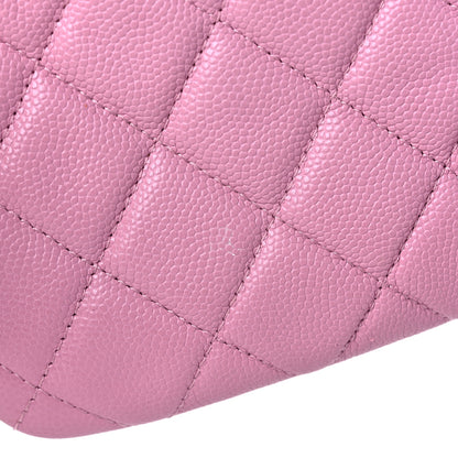 Chanel Caviar Quilted Small Cosmetic Case Light Pink 8 of 9