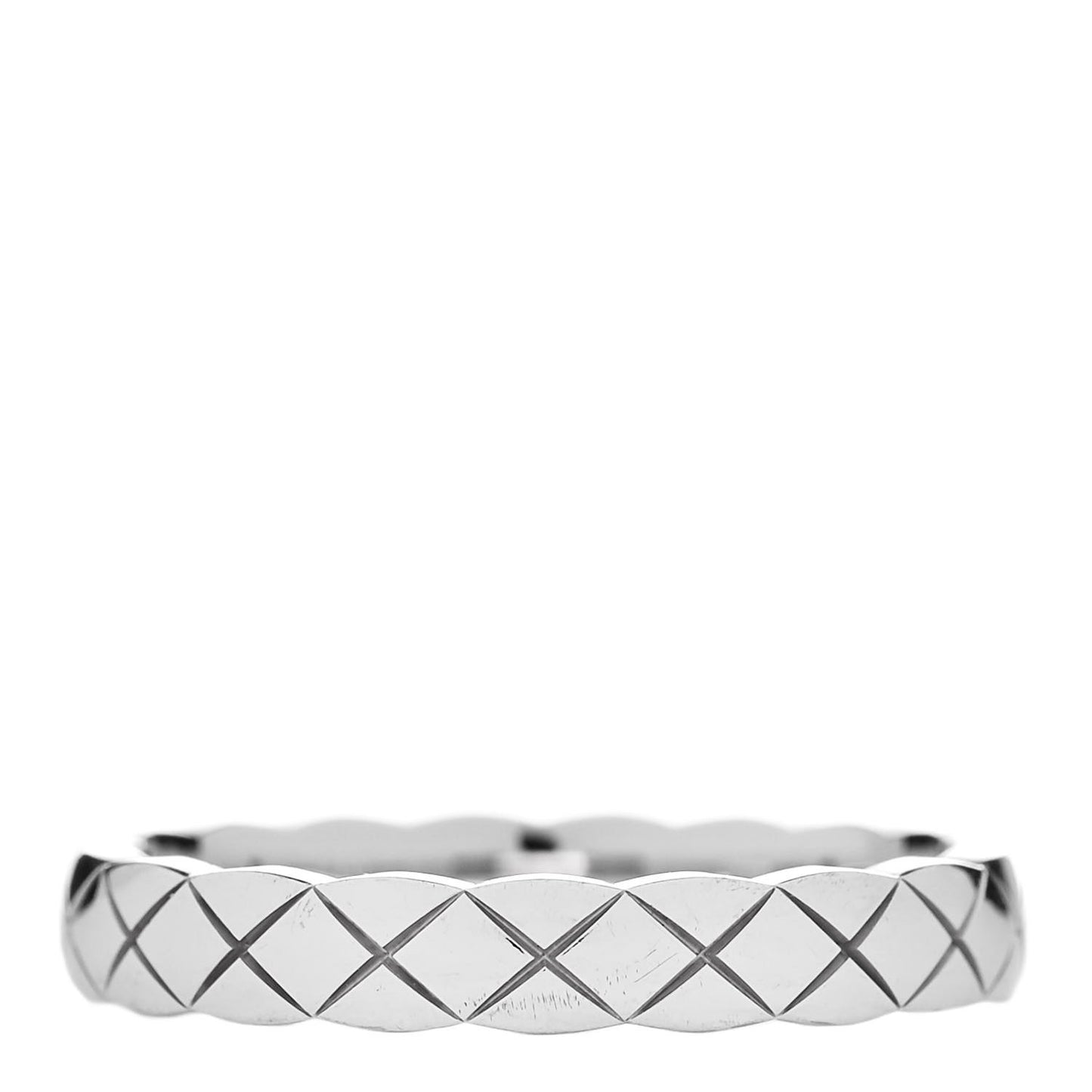 18K White Gold Mini Coco Crush Ring 54 6.75