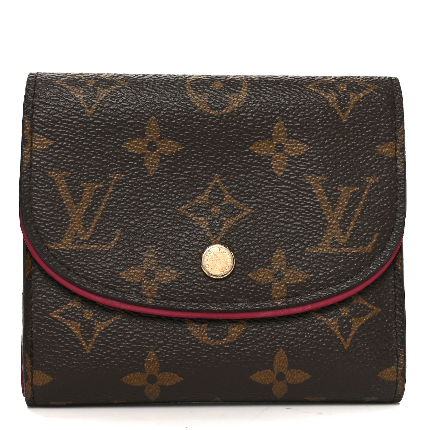 Monogram Ariane Compact Wallet Fuchsia