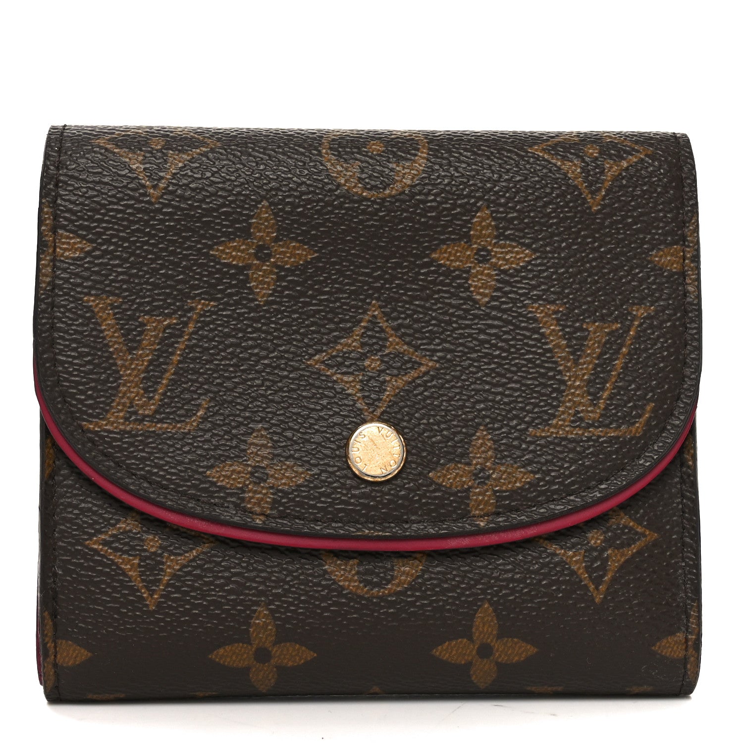 Louis Vuitton Monogram Ariane Compact Wallet Fuchsia 1 of 6