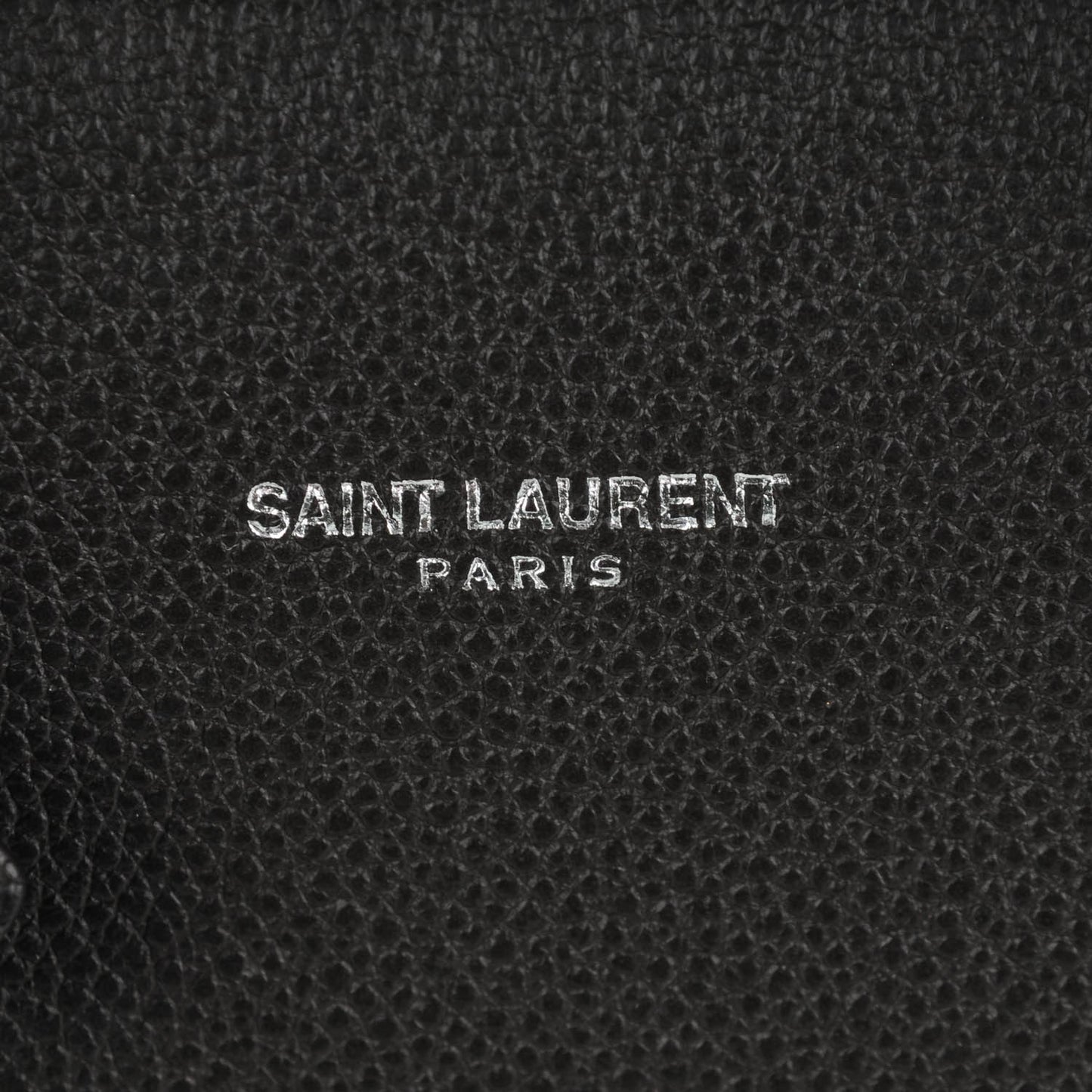 Grained Calfskin Baby Sac De Jour Coal