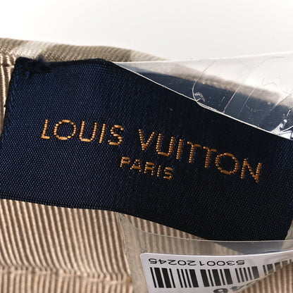 Louis Vuitton Cotton Sun And Silk Visor White Beige 8 of 9