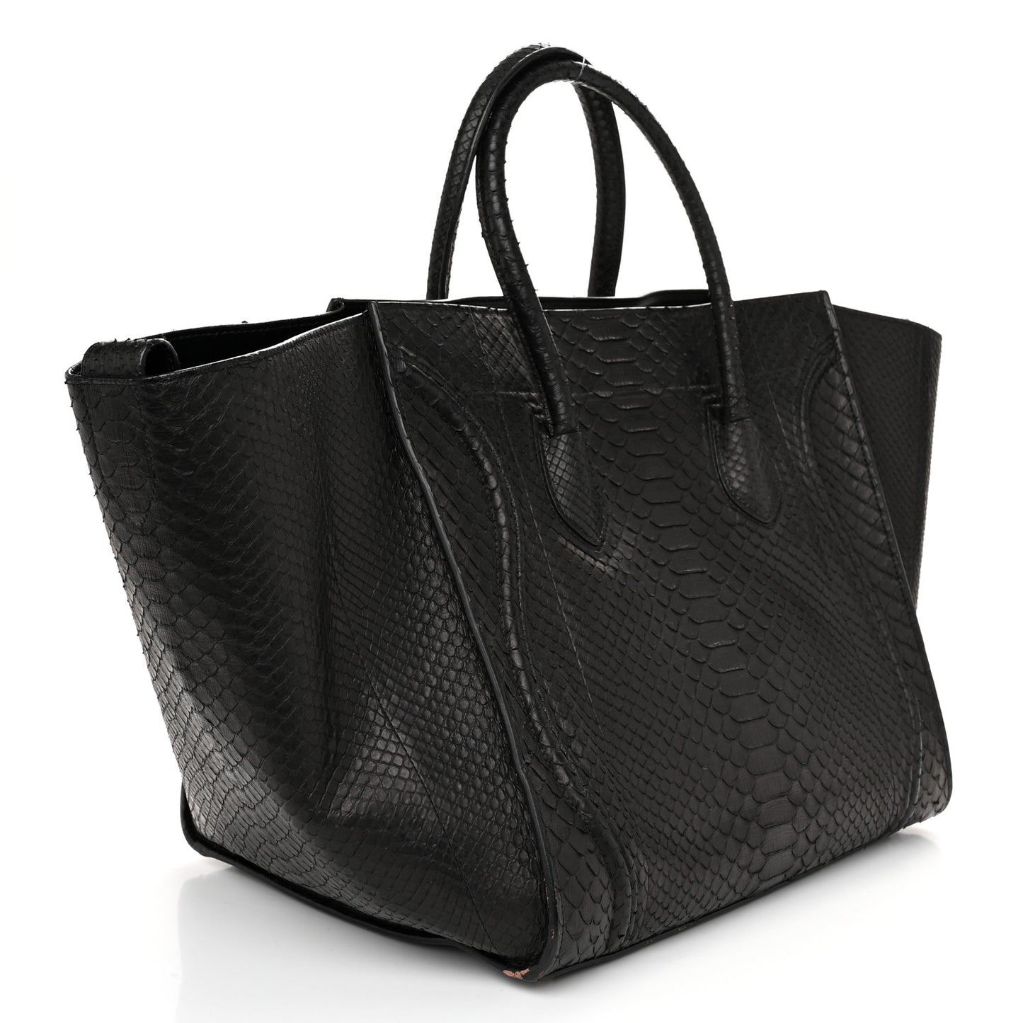 Snakeskin Medium Phantom Luggage Black