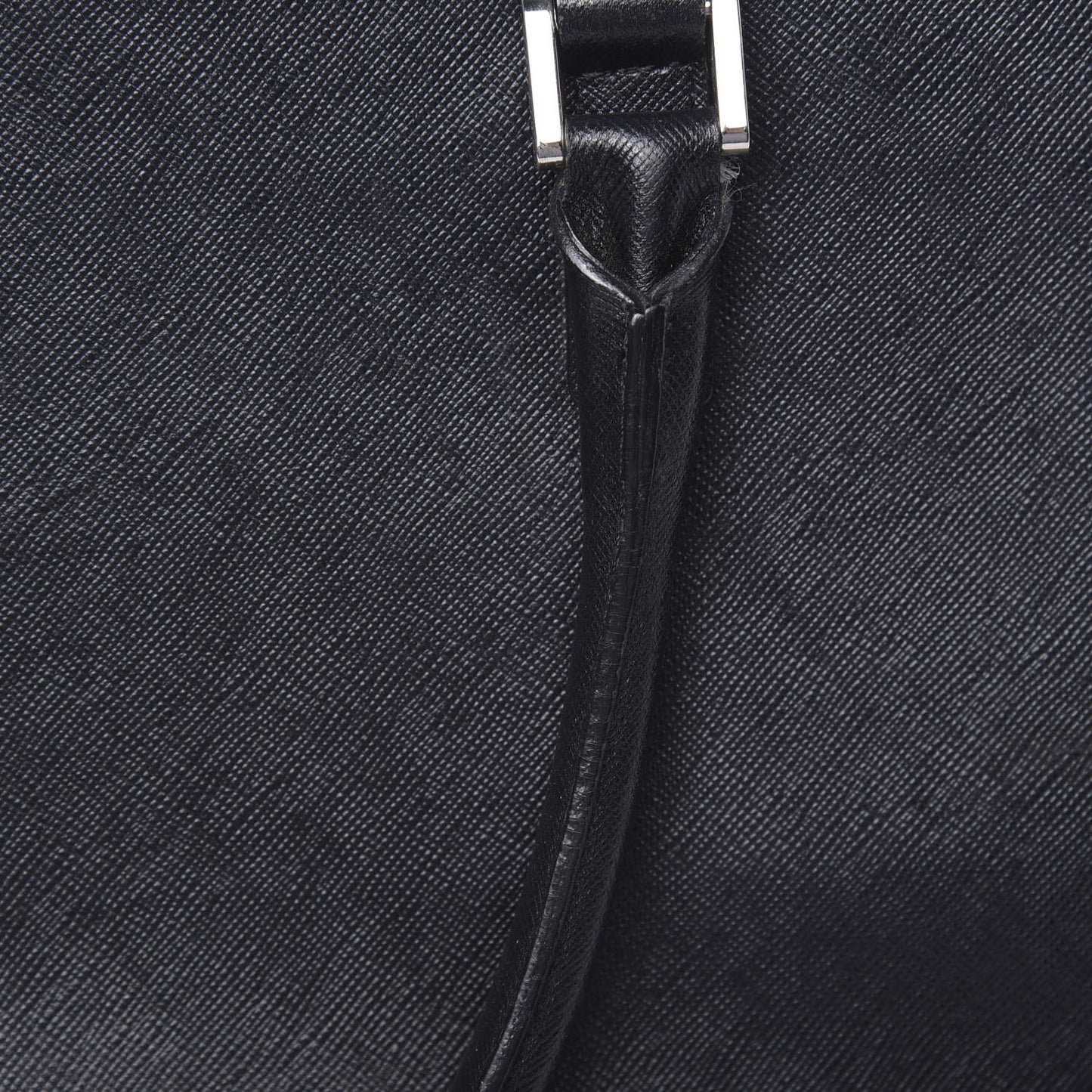 Saffiano Top Handle Tote Black