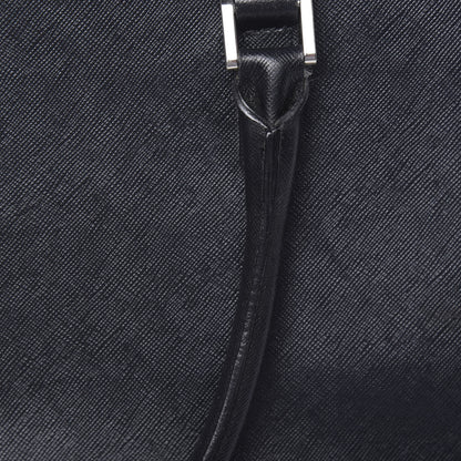 Burberry Saffiano Top Handle Tote Black 12 of 25