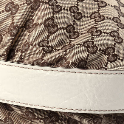Gucci Monogram Medium Interlocking Icon Shoulder Bag White 9 of 11