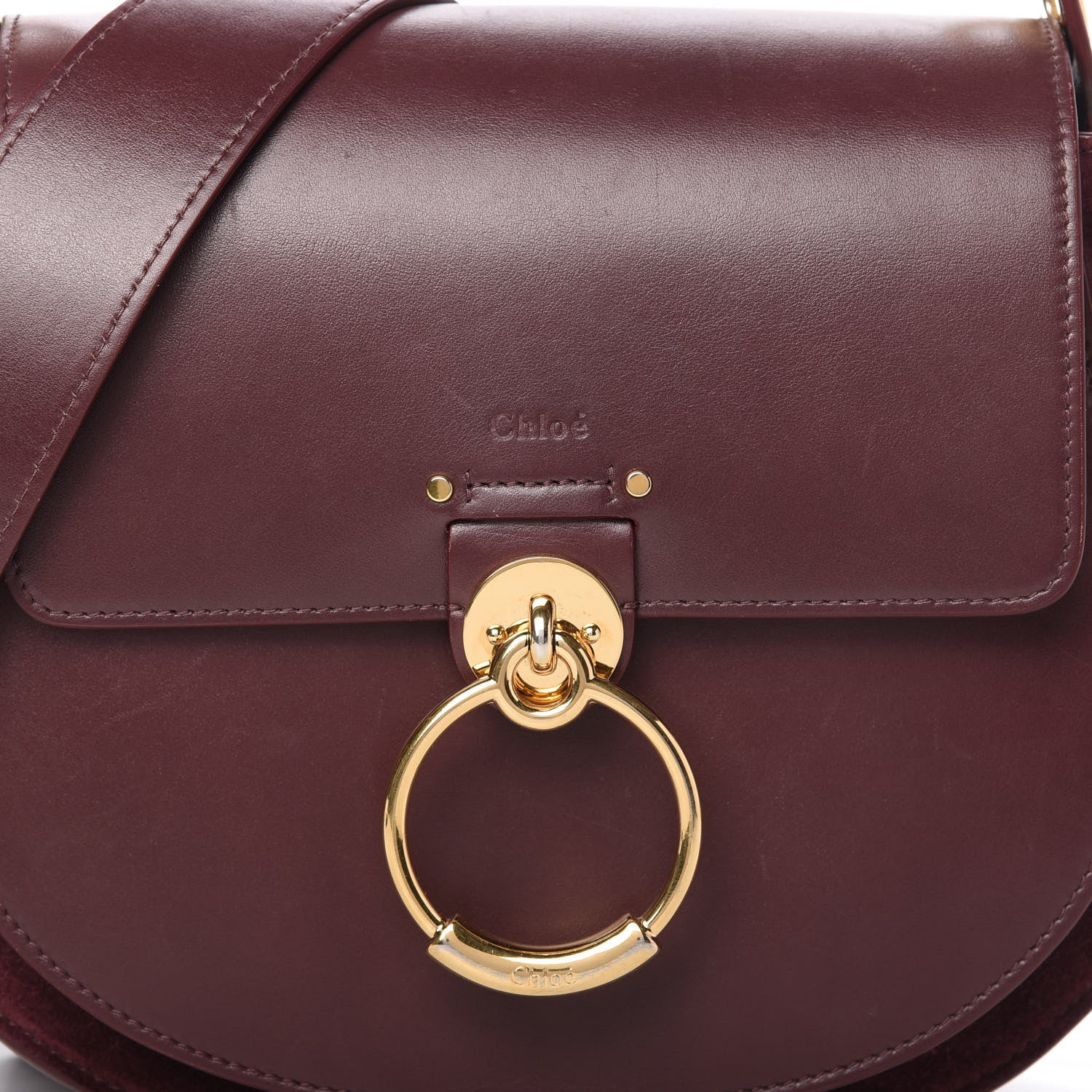 Chloe Calfskin Large Tess Bag Burnt Brown 10 of 12
