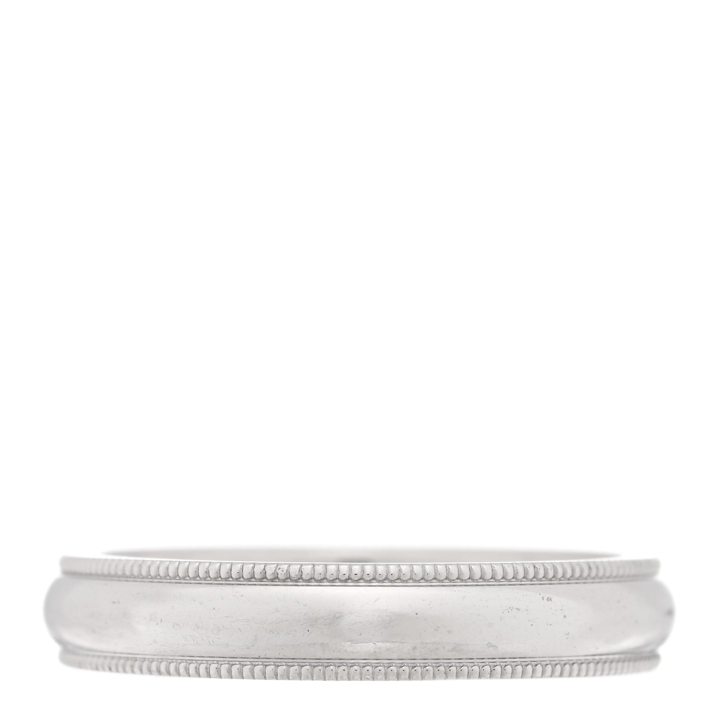 Platinum Milgrain Wedding Band Ring 58 8.5