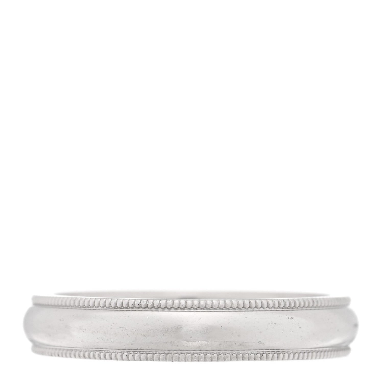 Harry Winston Platinum Milgrain Wedding Band Ring 58 8.5 1 of 4