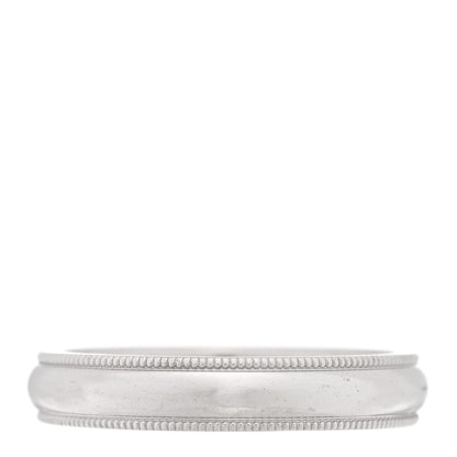 Harry Winston Platinum Milgrain Wedding Band Ring 58 8.5 1 of 4