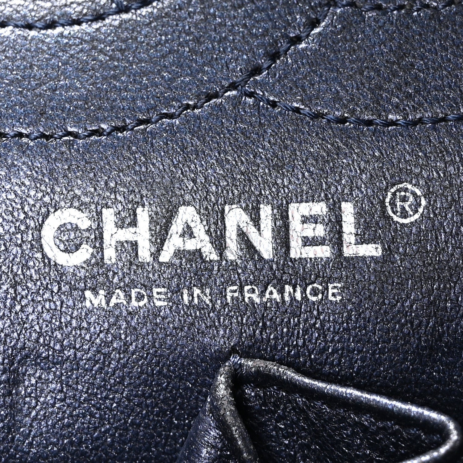 Chanel Metallic Aged Calfskin Quilted 2.55 Reissue 226 Flap Blue 6 of 10