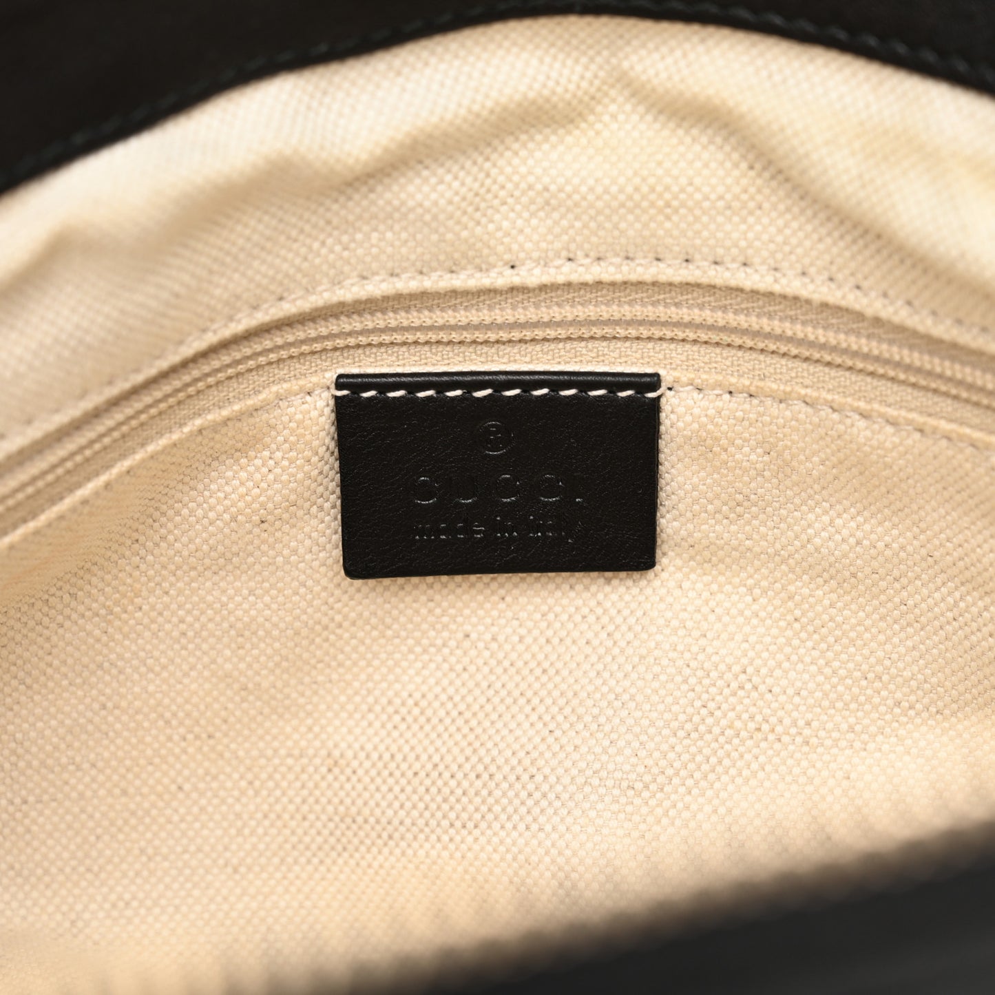 Guccissima Medium Sukey Top Handle Tote Black