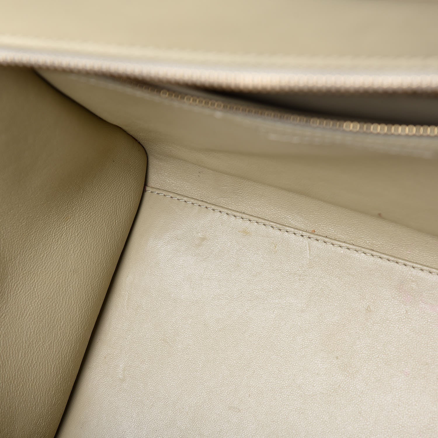 Celine Smooth Calfskin Mini Luggage Light Grey 24 of 31