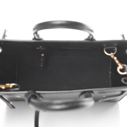 Saint Laurent Grained Calfskin Nano Sac De Jour Black 5 of 9