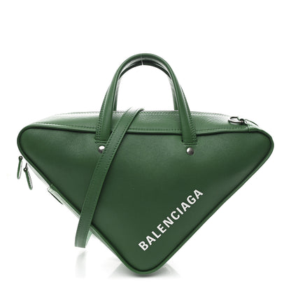 Balenciaga Shiny Day Calfskin Logo S Triangle Duffle Irlandais 1 of 10