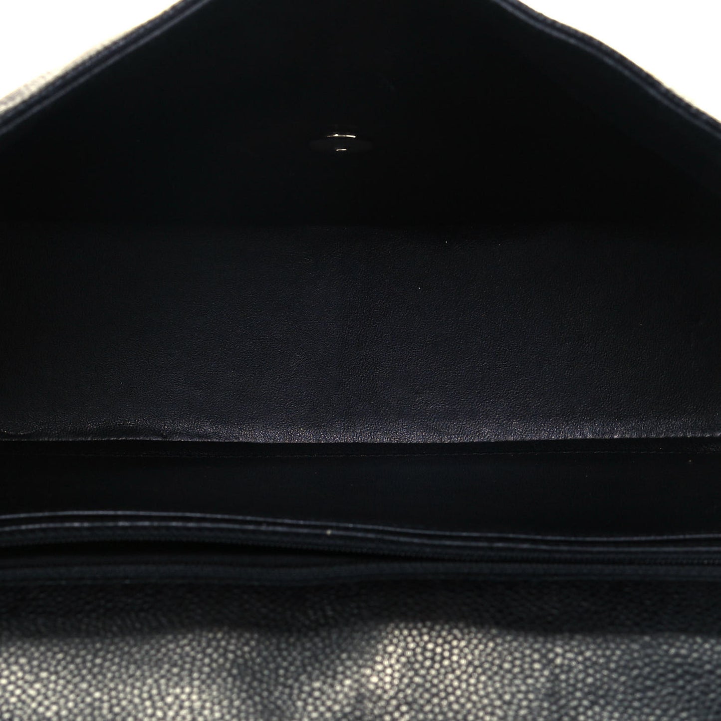 Caviar Quilted Jumbo Single Flap Black