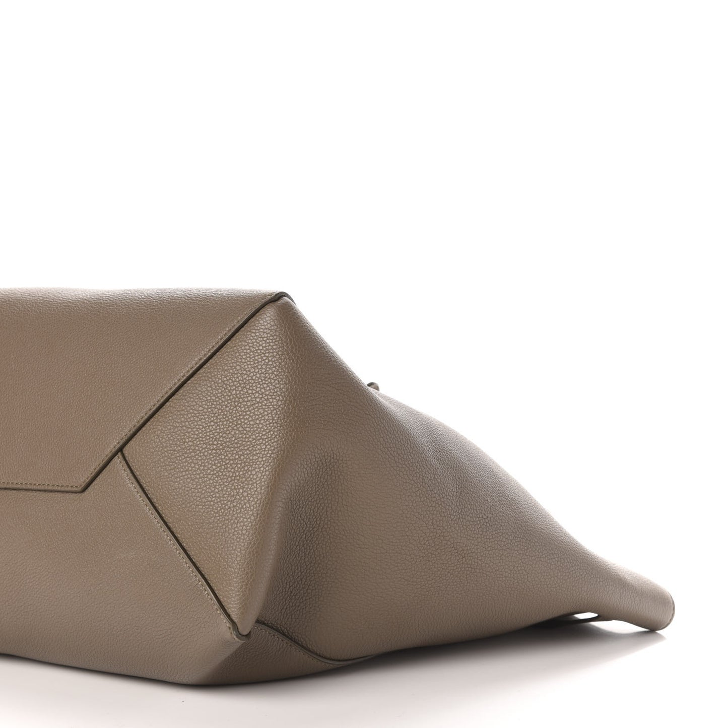 Soft Grained Calfskin Small Belt Cabas Phantom Taupe