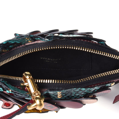 Burberry Calfskin Snakeskin 3D Beasts Fish Shoulder Bag Blossom Pink 3 of 8
