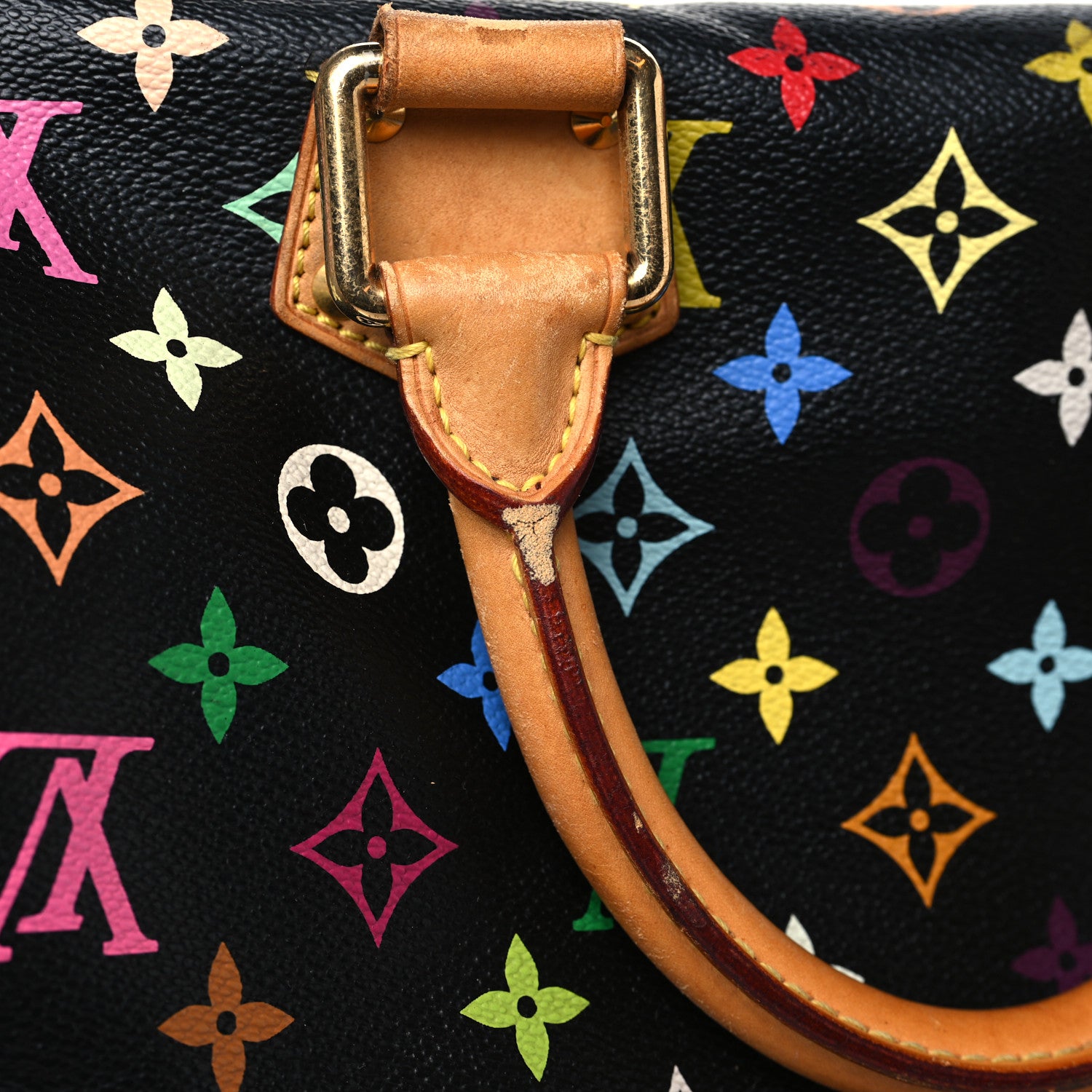 Louis Vuitton Monogram Multicolor Speedy 30 Black 11 of 12