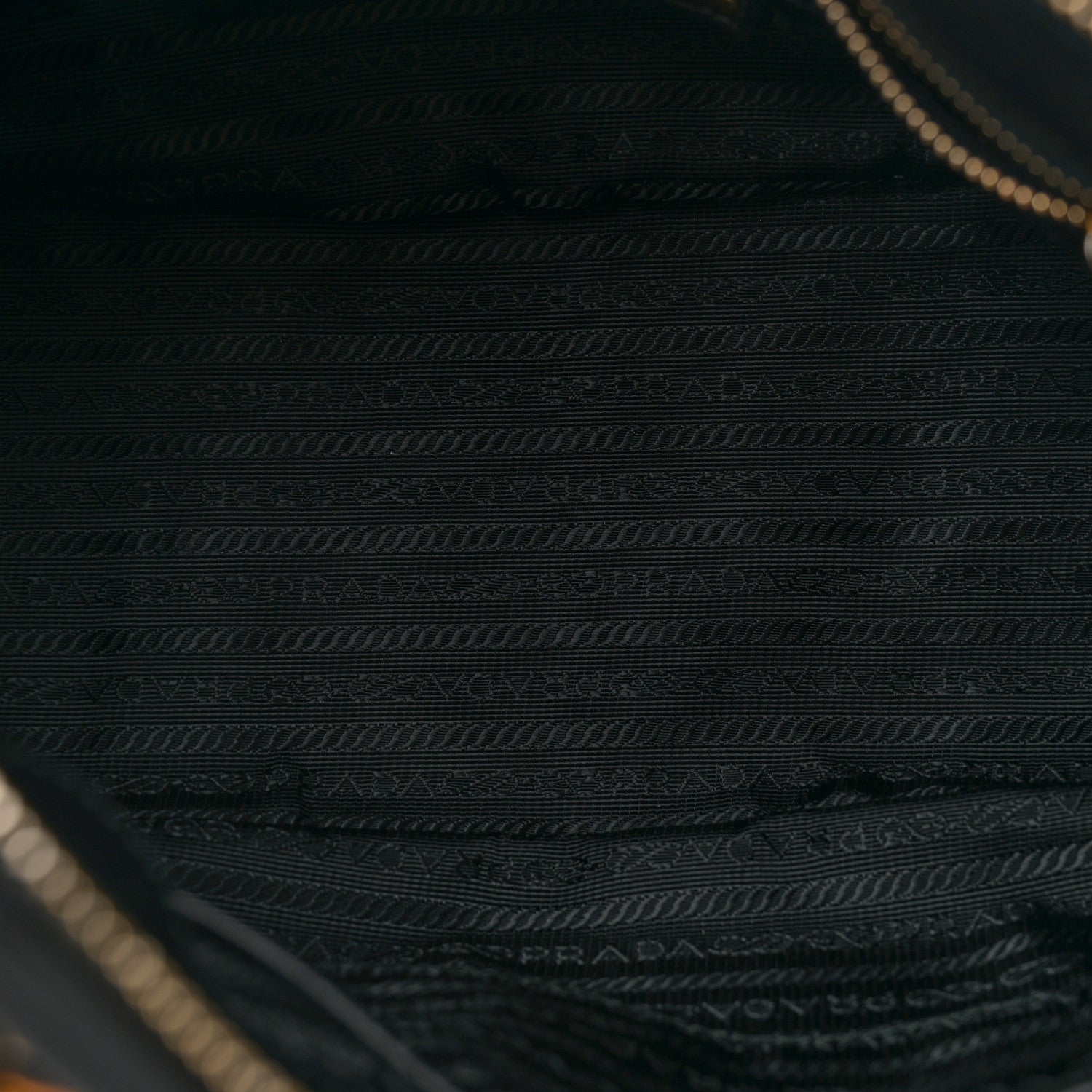 Prada Tessuto Nylon Soft Calfskin Shopping Satchel Black 5 of 11