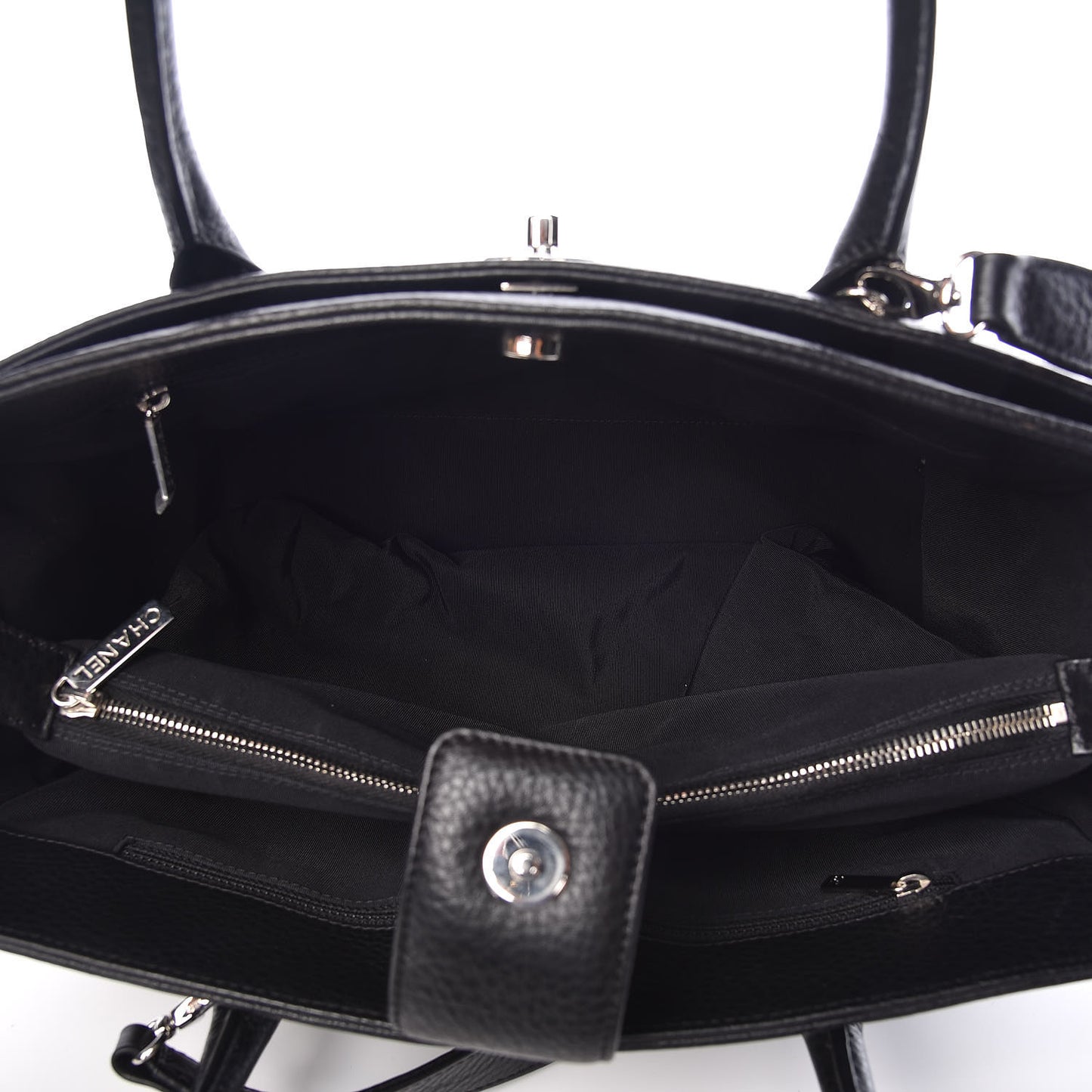 Deerskin Cerf Executive Shopper Tote Black