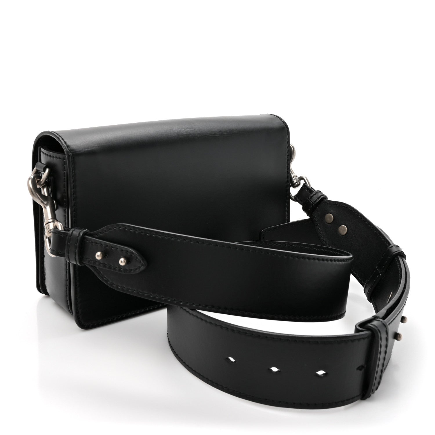 Christian Dior Smooth Calfskin Dio(r)evolution Flap Bag Black 3 of 10