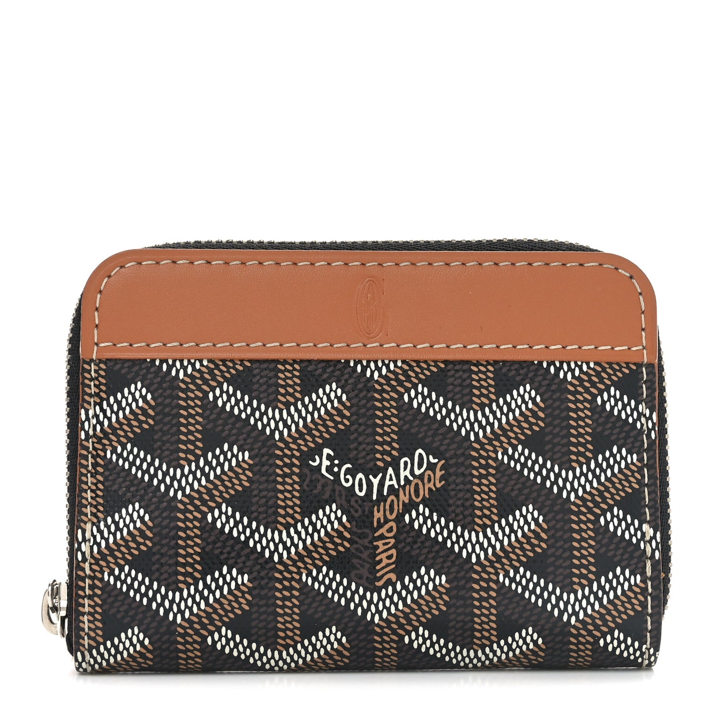 Goyardine Matignon Porte Monnaei Wallet Black Gold