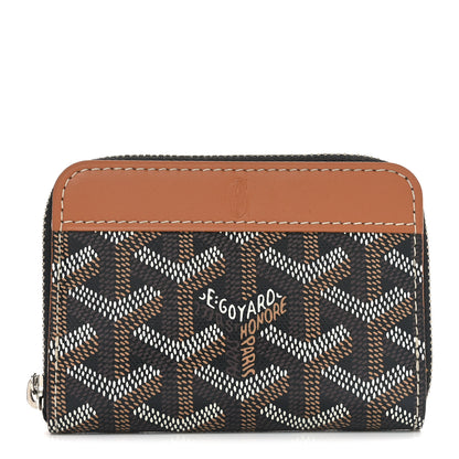 Goyard Goyardine Matignon Porte Monnaei Wallet Black Gold 1 of 7