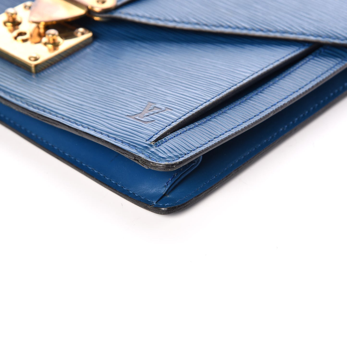 Epi Pochette Sellier Dragonne Clutch Toledo