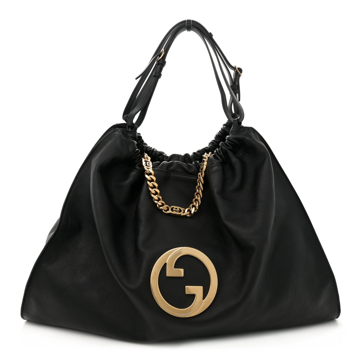 Gucci Calfskin Large Blondie Tote  Black 1 of 13