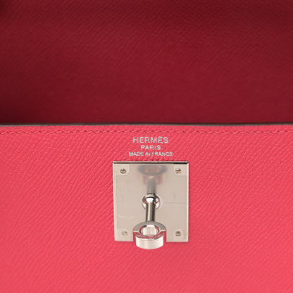 Hermes Epsom Kelly Sellier 28 Rose Extreme 6 of 13