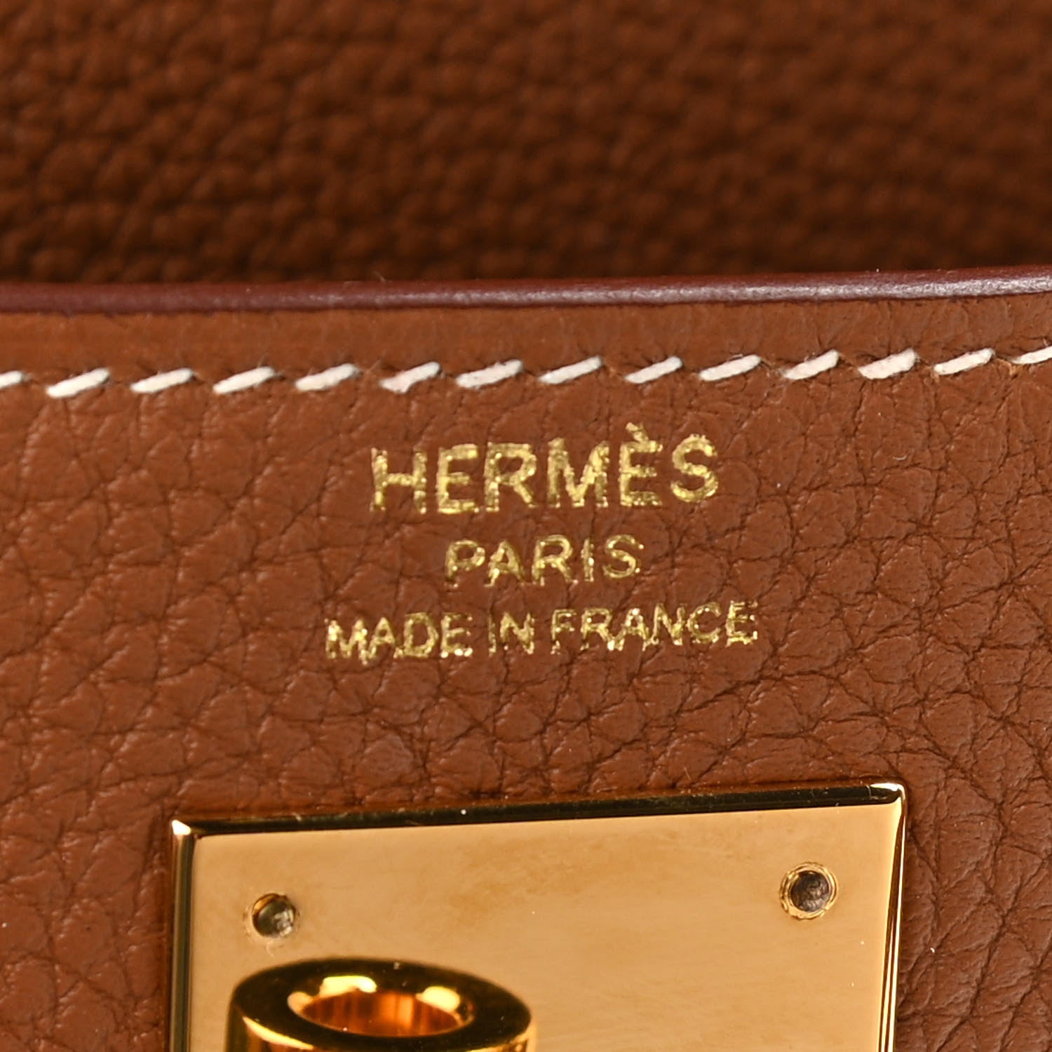 Hermes Togo Kelly Retourne 28 Gold 6 of 12