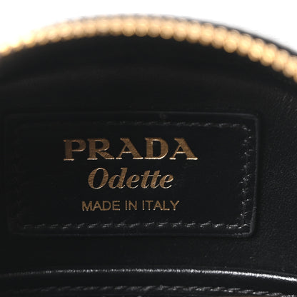 Prada Saffiano Lux Mini Odette Backpack Black 5 of 8