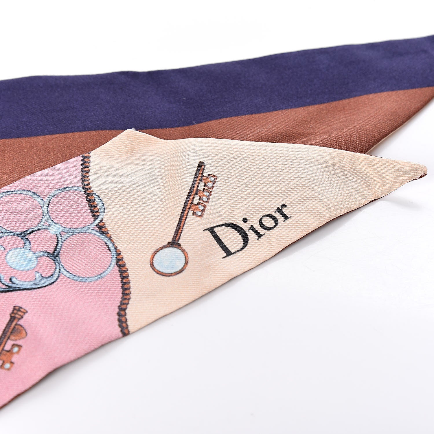 Christian Dior Silk ABCDior K Mitzah Scarf 4 of 4