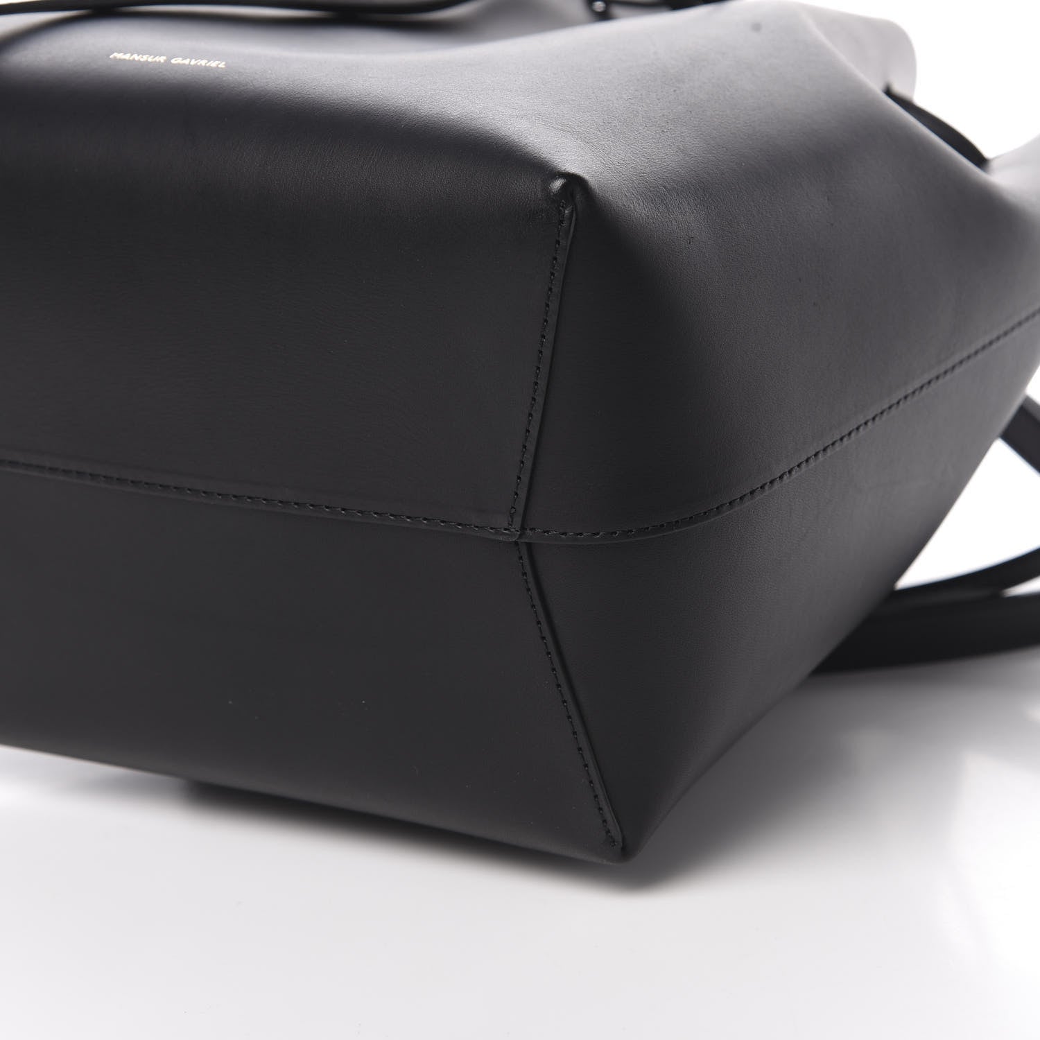 Mansur Gavriel Calfskin Bucket Bag Black Royal 11 of 11