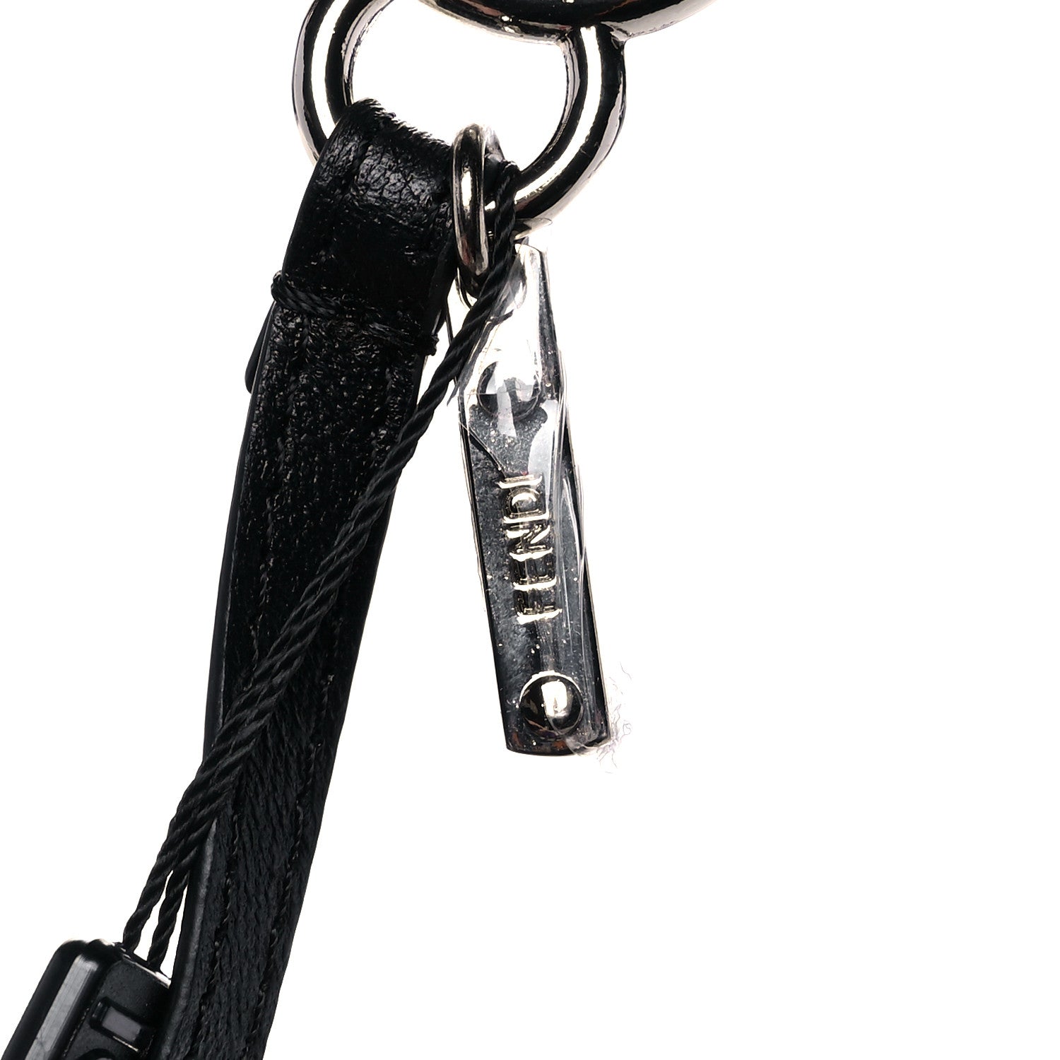 Fendi Fox Fur Monster Flowery Mini Bag Bug Charm Viola Acqua Multicolor 4 of 6