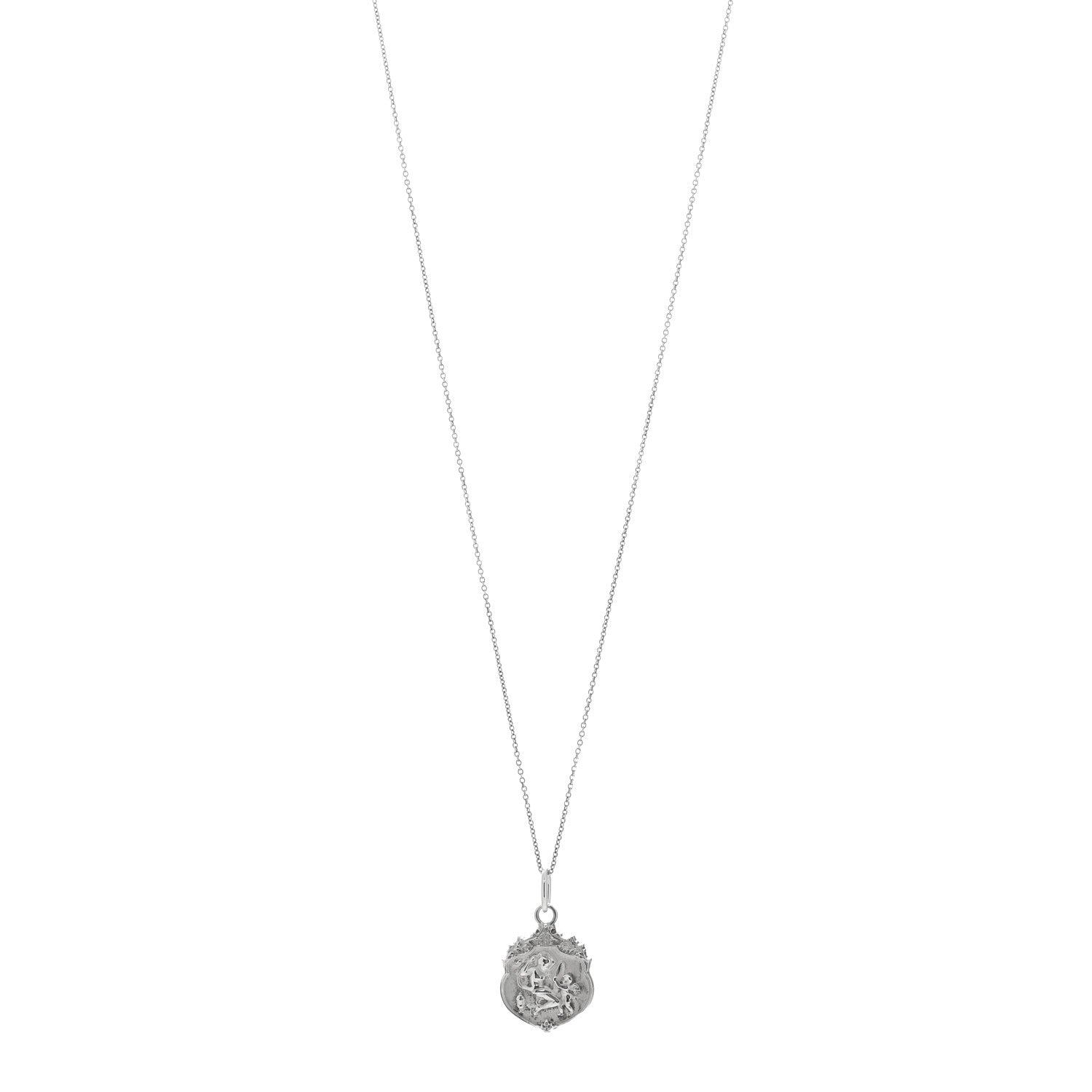 Tiffany Sterling Silver Olympian Beauty Pendant Necklace 1 of 6