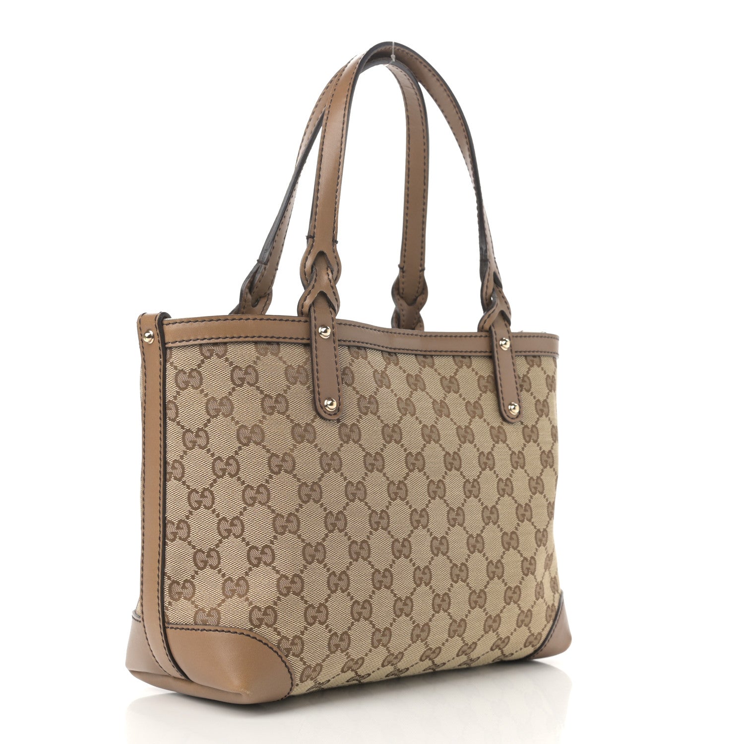 Gucci Monogram Small Craft Tote Light Brown 4 of 14