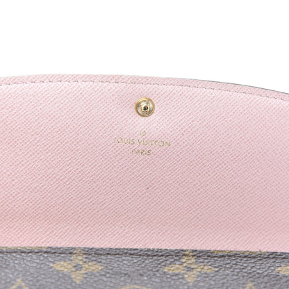 Louis Vuitton Monogram Emilie Wallet Rose Ballerine 6 of 8