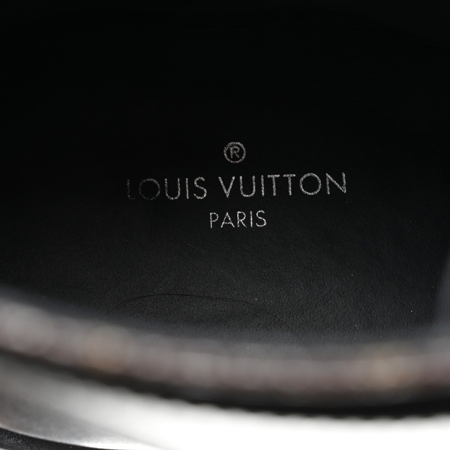 Louis Vuitton Calfskin Monogram Wonderland Flat Ranger Boots 37 Black 7 of 9