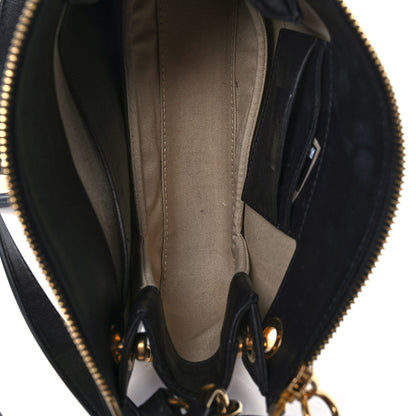 Chloe Smooth Calfskin Logo Small Roy Bag Full Blue 4 of 10