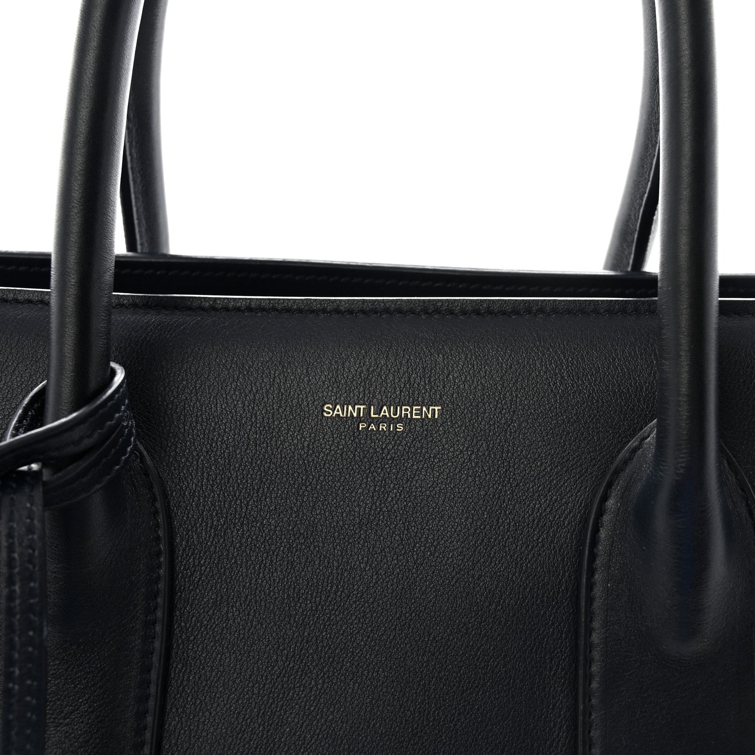 Saint Laurent Calfskin Large Sac de Jour Carryall Navy Blue 7 of 9