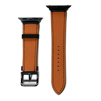 Hermes Swift 40mm Single Tour Apple Watch Strap Black 3 of 4