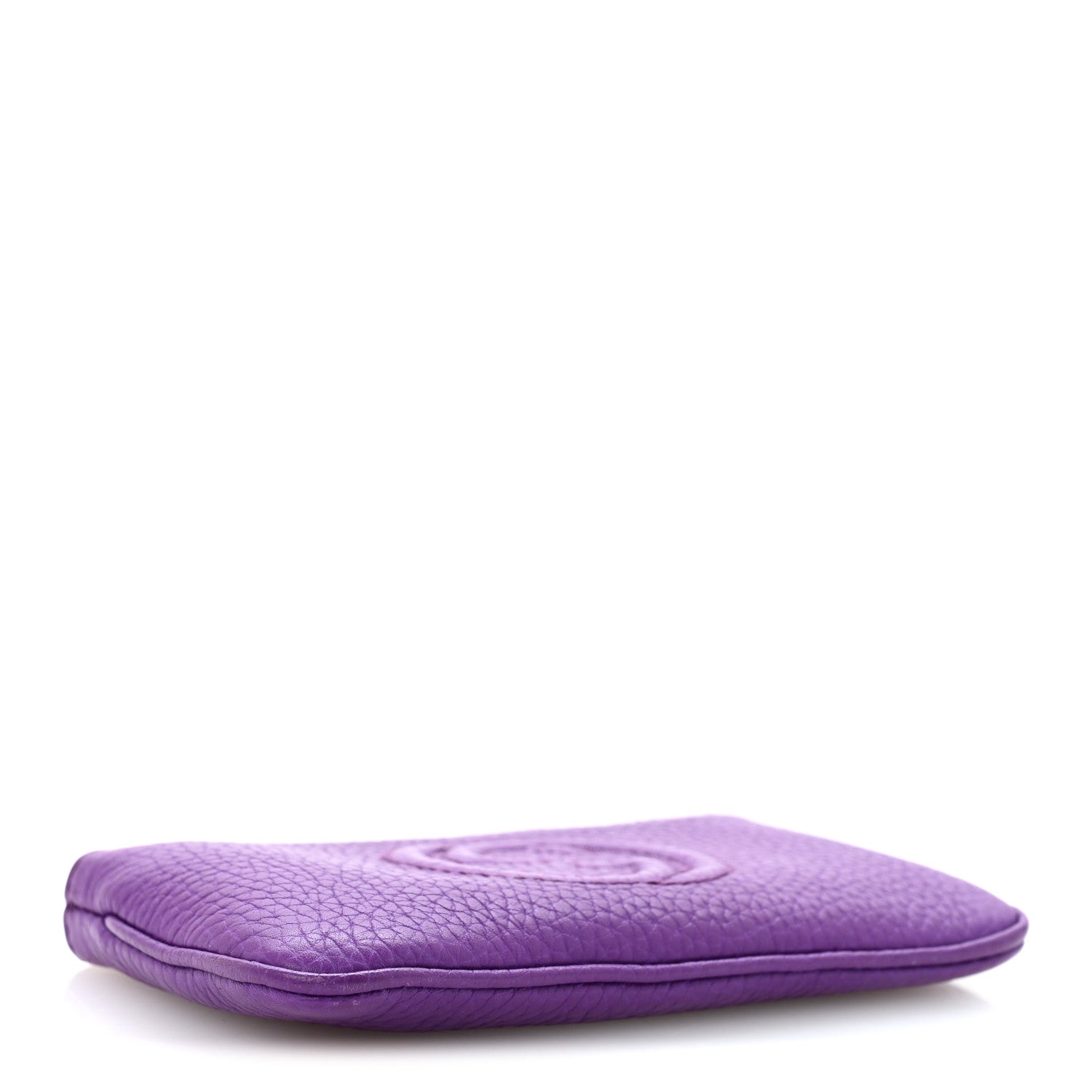 Gucci Pebbled Calfskin Soho Key Case Purple 4 of 9