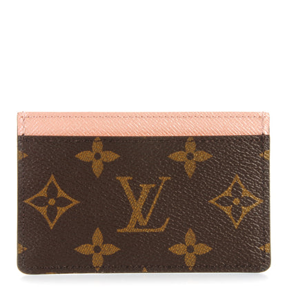 Louis Vuitton Monogram Card Holder Rose Nacre 1 of 7