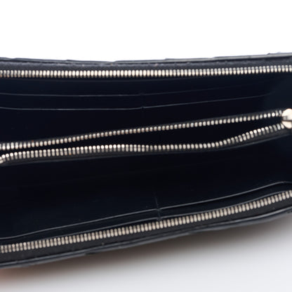 Bottega Veneta Nappa Maxi Intrecciato Zip Around Wallet Black 5 of 6